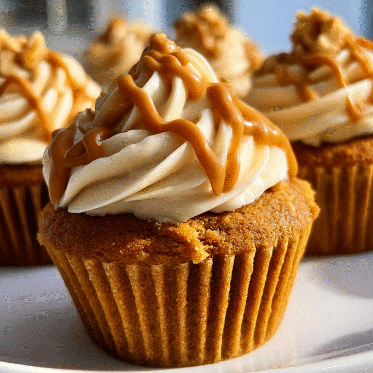 Pumpkin Cupcakes with Caramel and Peanut Butter 4 Pumpkin Cupcakes with Caramel and Peanut Butter