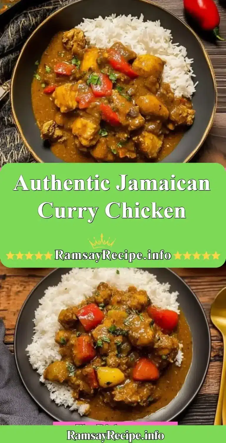 Authentic Jamaican Curry Chicken 7 Plate of Authentic Jamaican Curry Chicken garnished with herbs