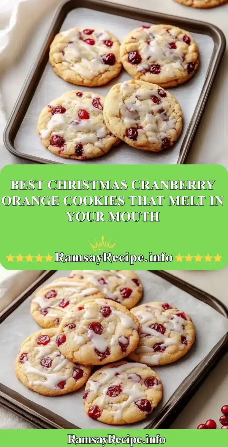 Delicious cranberry orange cookies for the holiday season