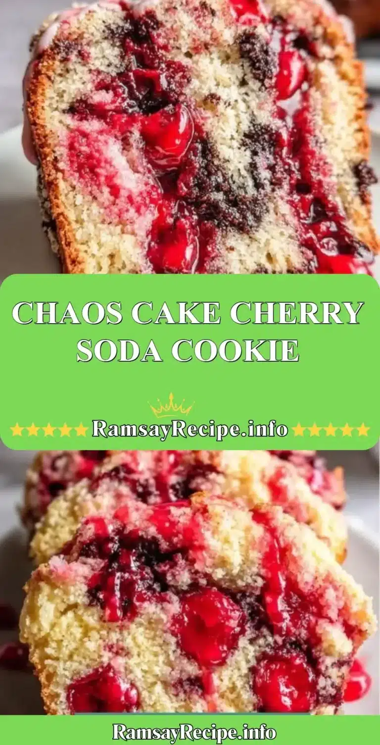 Chaos Cake Cherry Soda Cookie topped with colorful sprinkles on a plate.