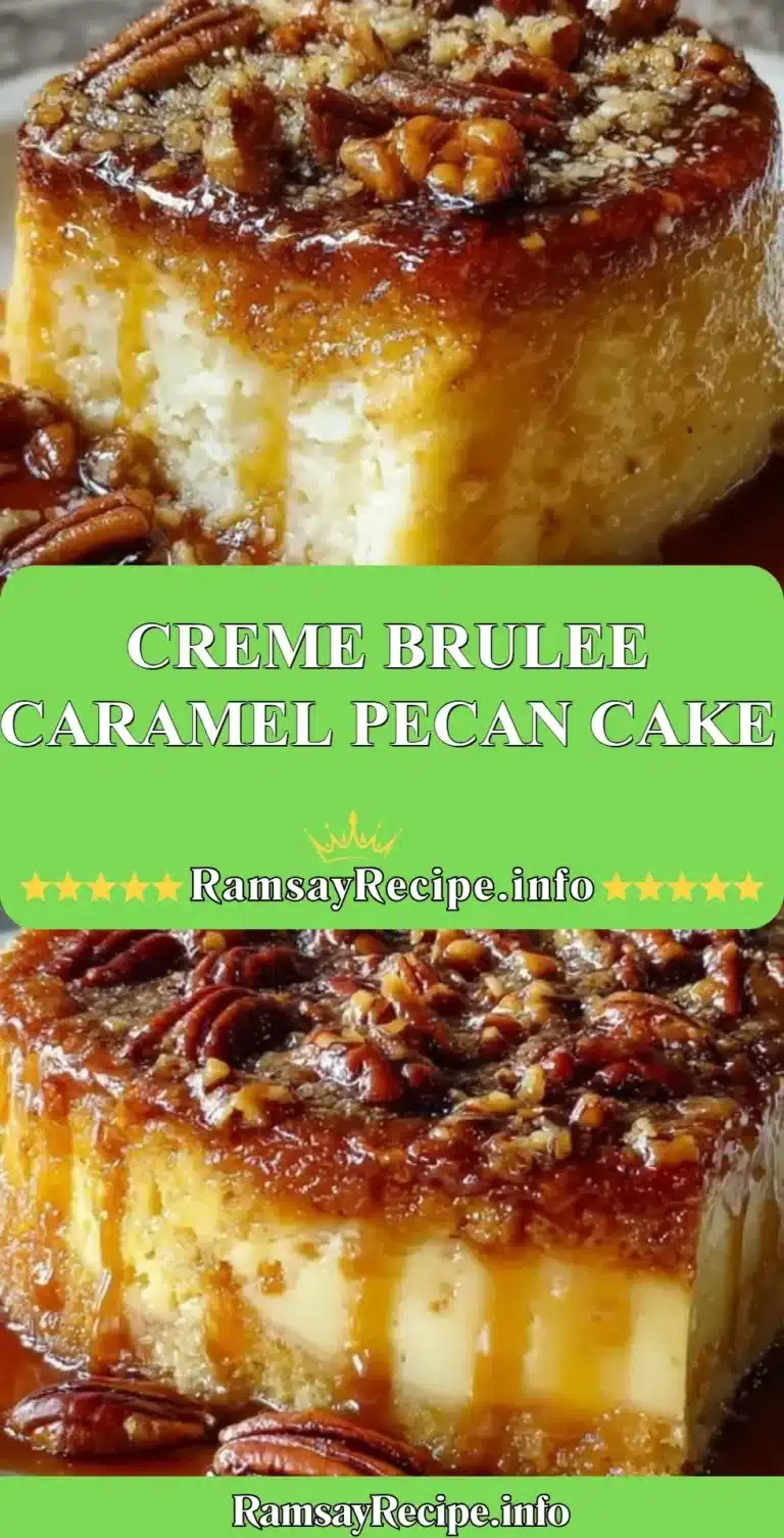 Creme Brulee Caramel Pecan Cake 8 Delicious Creme Brulee Caramel Pecan Cake with a crispy caramel topping