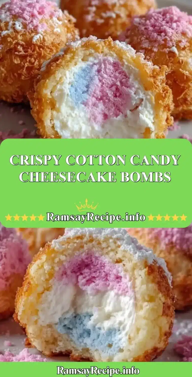 Crispy Cotton Candy Cheesecake Bombs 7 Crispy Cotton Candy Cheesecake Bombs drizzled with colorful frosting