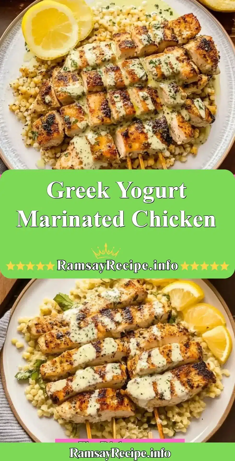 Greek Yogurt Marinated Chicken recipe with spices and herbs