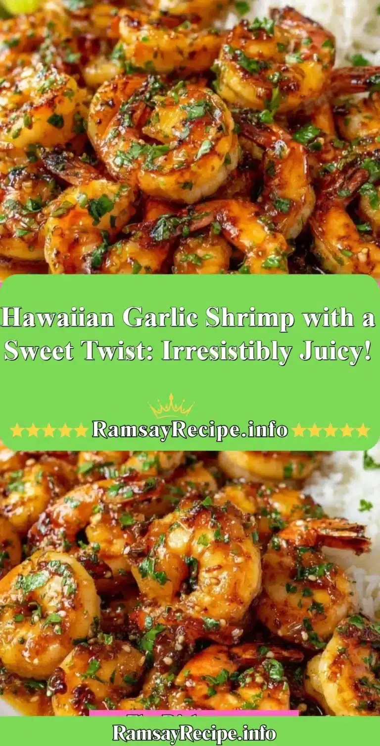 Hawaiian Garlic Shrimp with a Sweet Twist: Irresistibly Juicy! 7 Delicious Hawaiian Garlic Shrimp served with a sweet twist on a plate