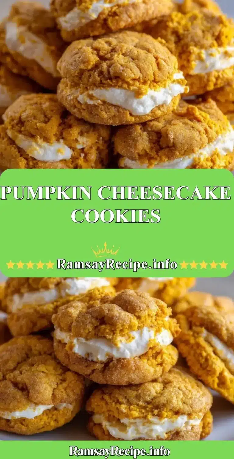 Delicious pumpkin cheesecake cookies on a plate